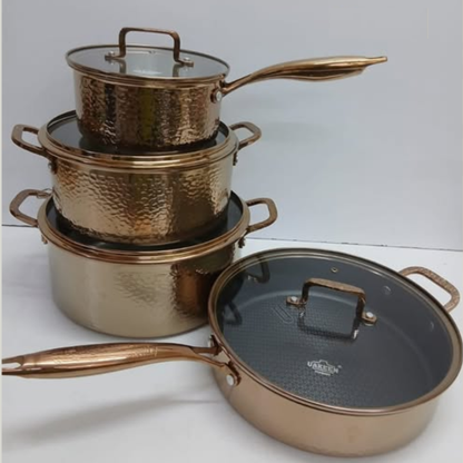 8-Piece Heavy Stainless Steel Cookware Set