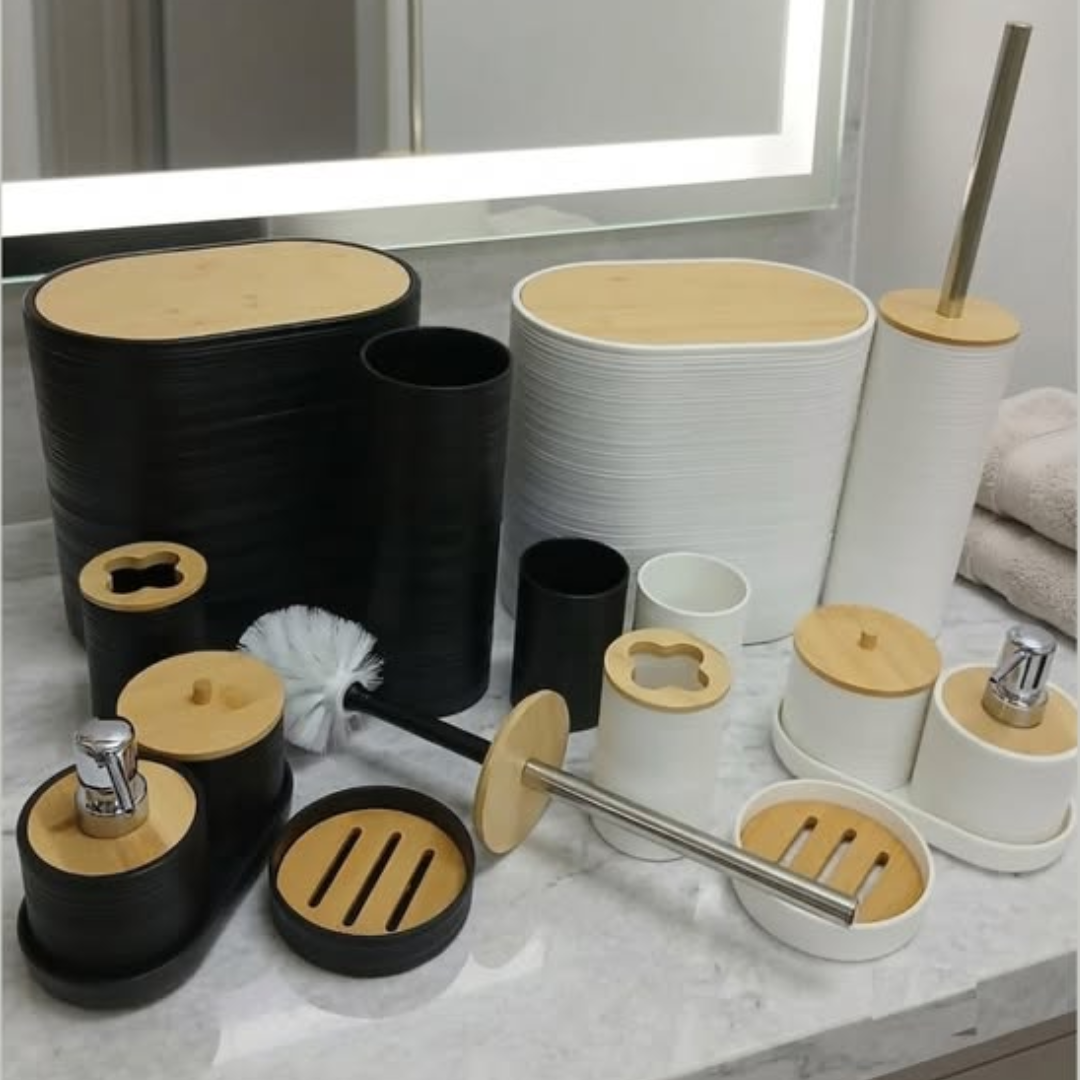 8-in-1 Bathroom Organizer Set