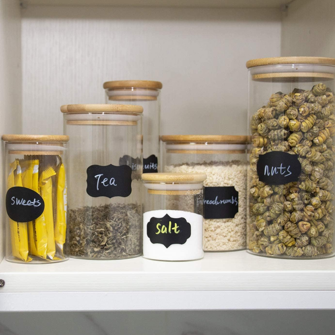 8 Labels pantry sticker set