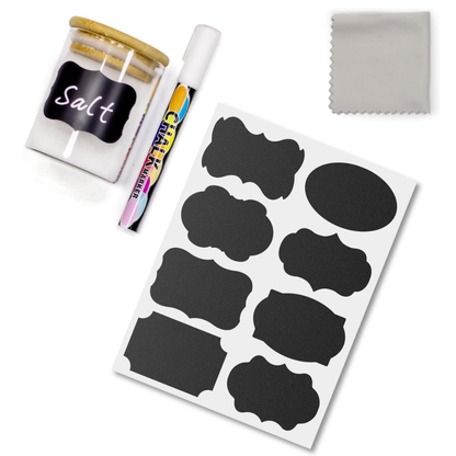 8 Labels pantry sticker set