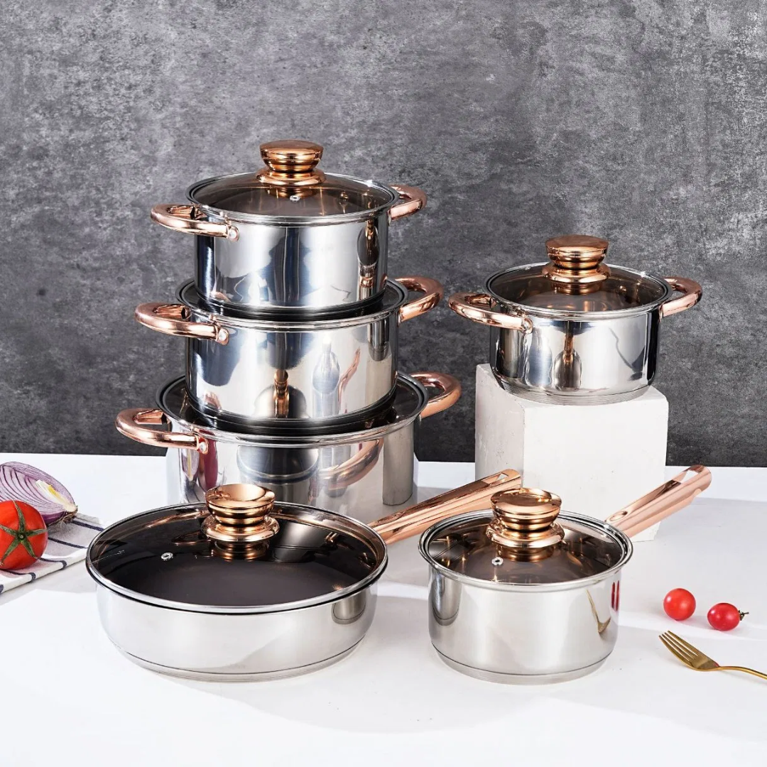 9-layer bottom stainless steel Kaisavilla cookware set
