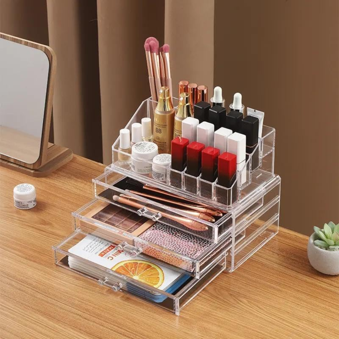 Acrylic Transparent Makeup Organizer