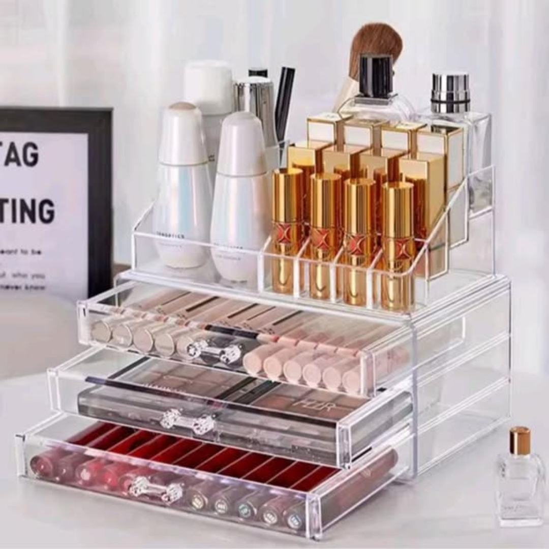 Acrylic Transparent Makeup Organizer