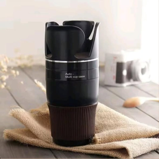 Adjustable 5-in-1 Multifunction Rotating Car Cup Holder
