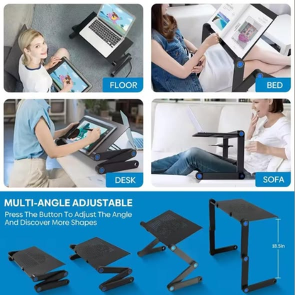 Adjustable Metallic Laptop Stand