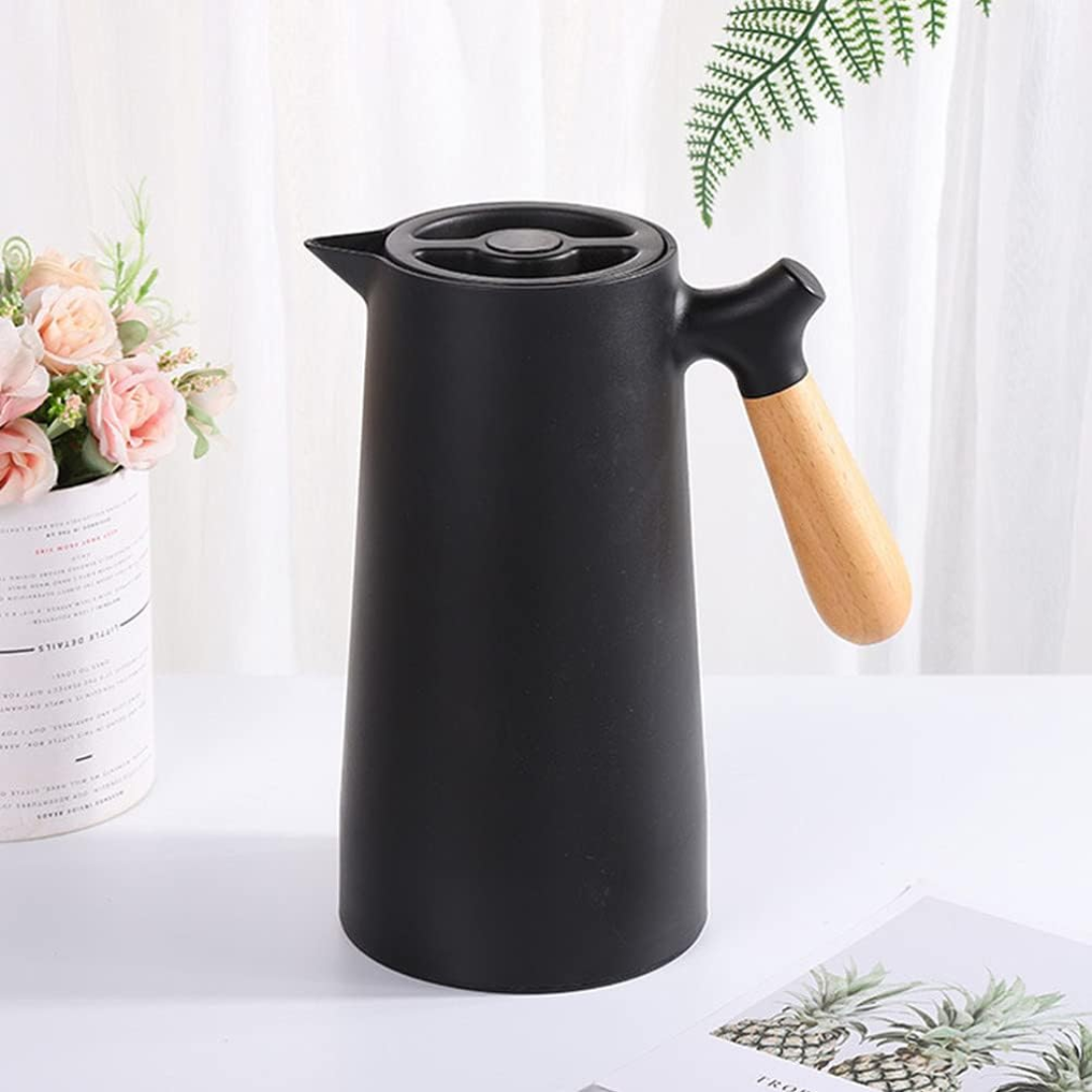 Black Nordic Insulated Thermos Flask (1L)