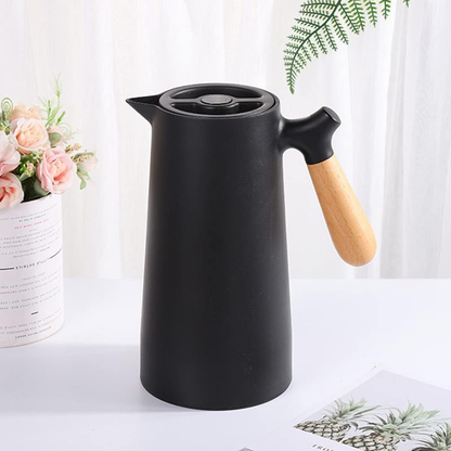Black Nordic Insulated Thermos Flask (1L)