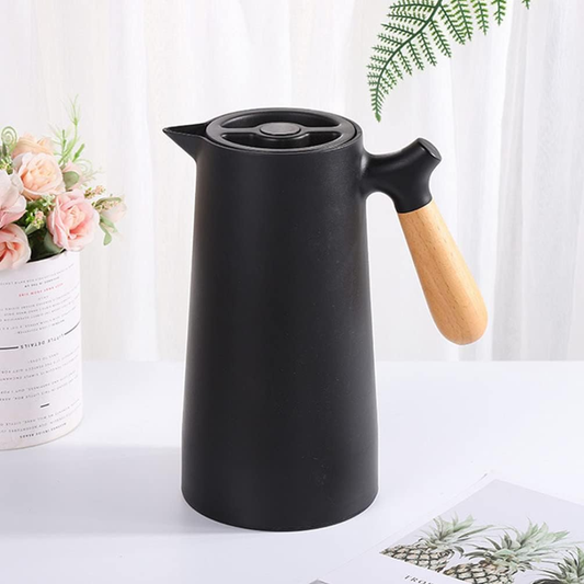 Black Nordic Insulated Thermos Flask (1L)