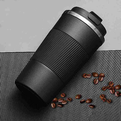 Black Stainless Steel Thermo Cup