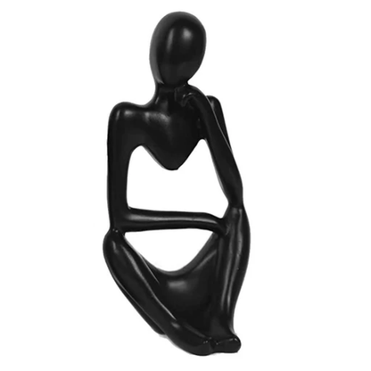 Black Thinker man decor statues