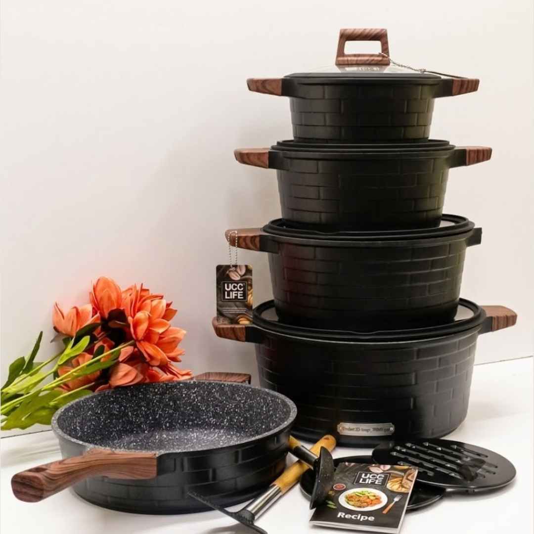 Block 13-Pcs Granite Coating Cookware Set