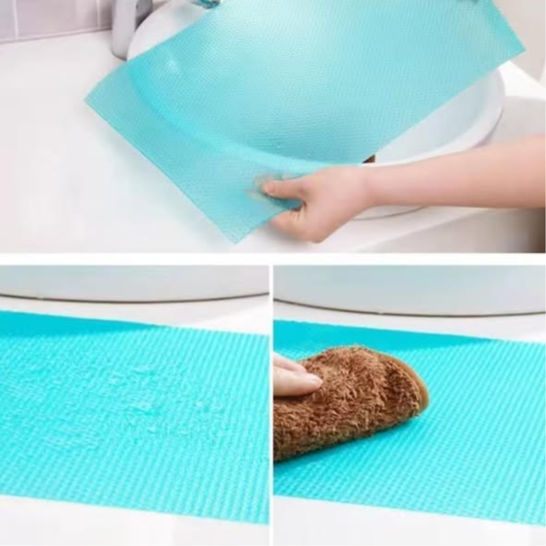 Blue 5 Metres Waterproof and Transparent Cupboard Drawer Mats