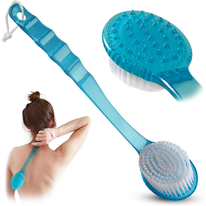 Blue Acrylic Shower Brush