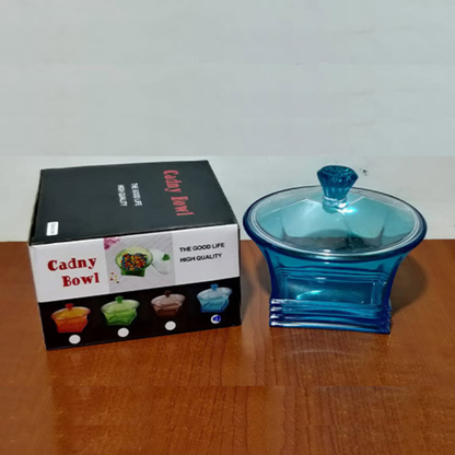 Blue Acrylic Sugar Dish