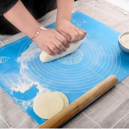 Blue Silicone chapati and pastry mat