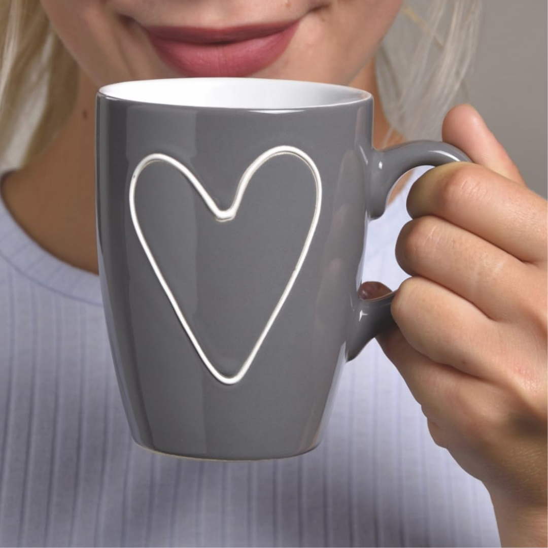 Ceramic Love Mug (Set of 6)