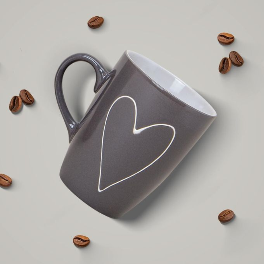 Ceramic Love Mug (Set of 6)