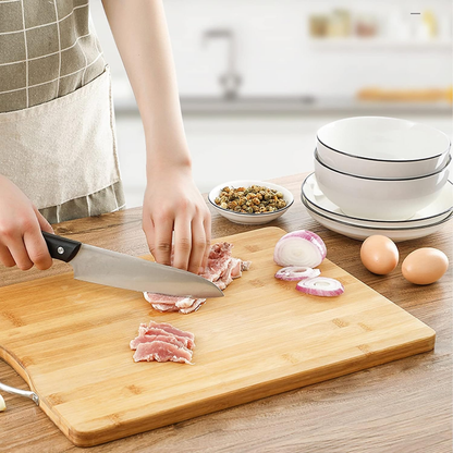 Double-Sided Thickened Bamboo Chopping Board