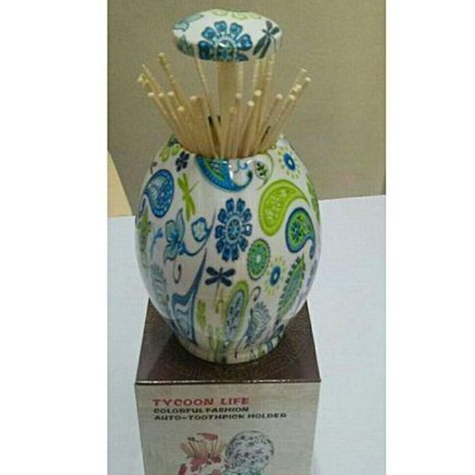 Egg-Shaped Toothpick Dispenser