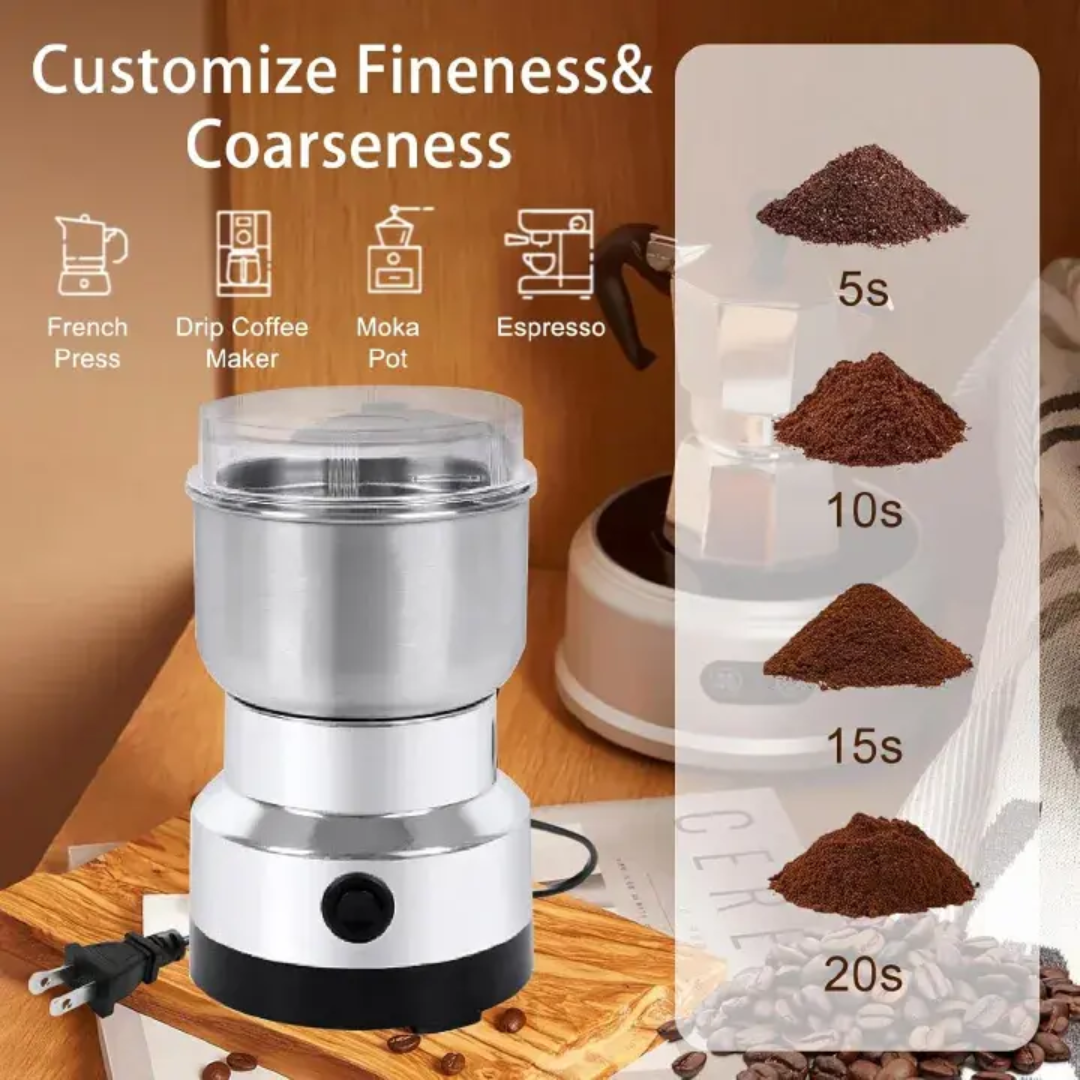 Electric spice and coffee grinder