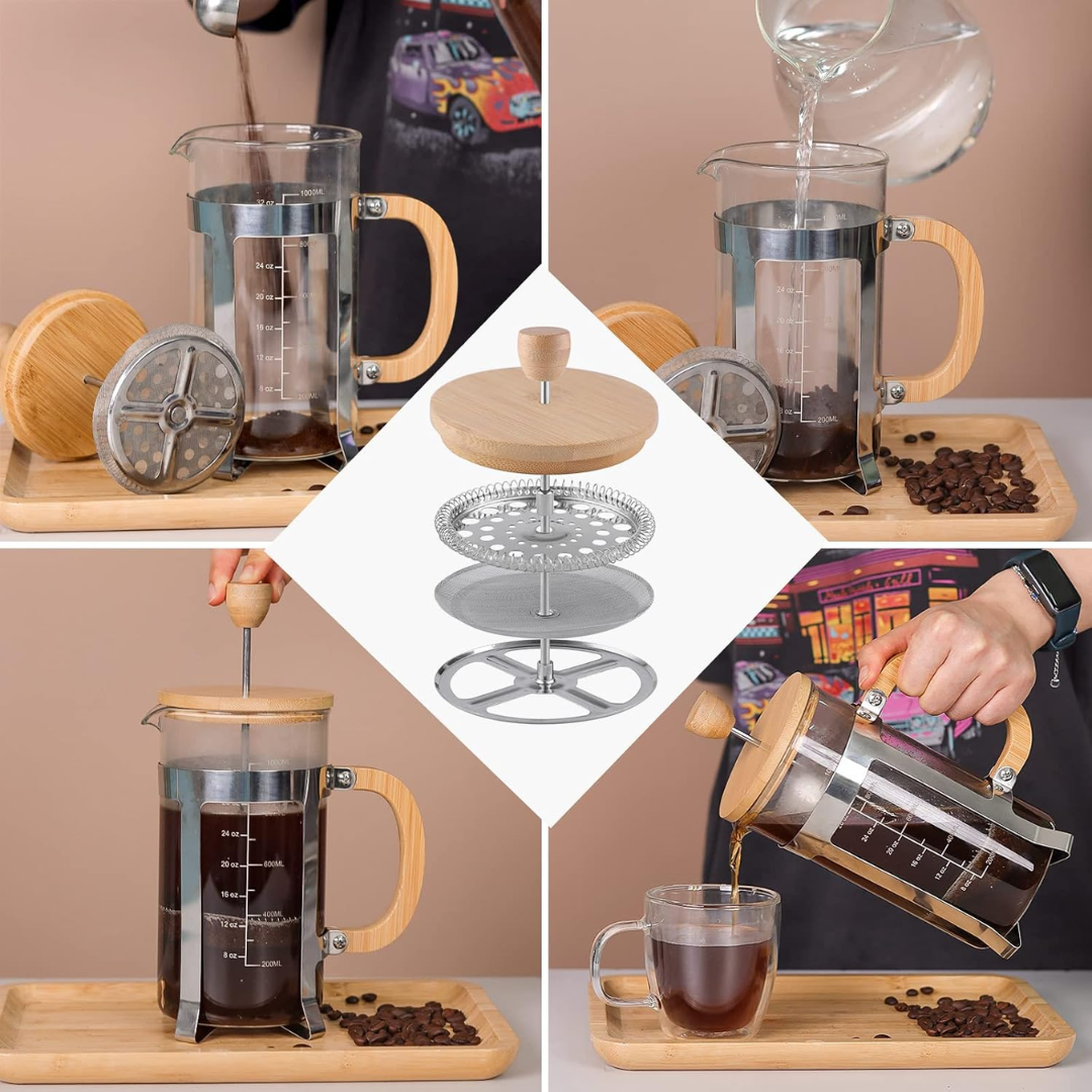 French Press Coffee Maker (800ml)