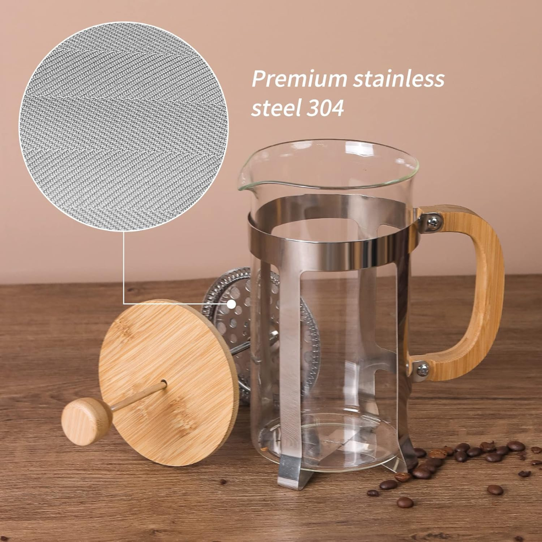 French Press Coffee Maker (800ml)
