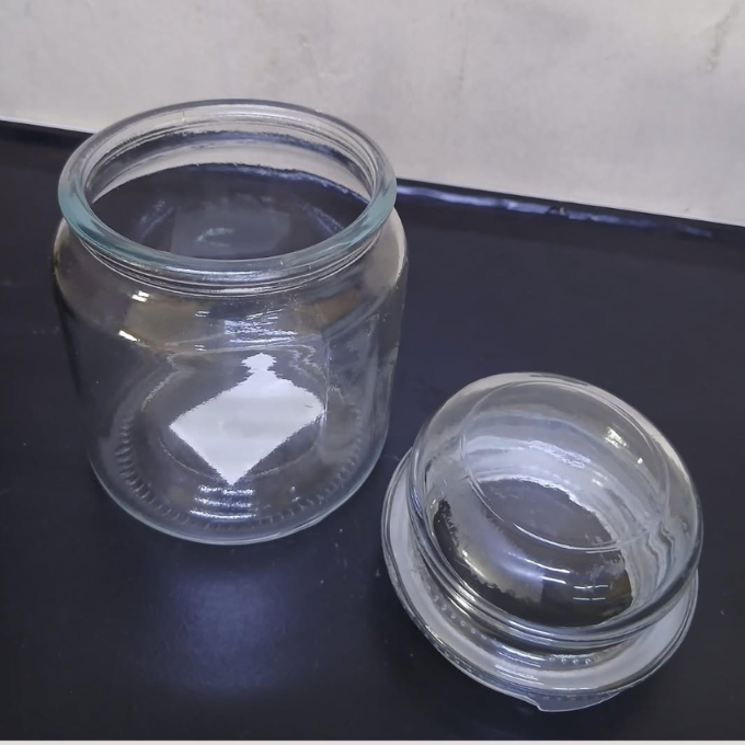 Glass Airtight Storage Jar (650ml)