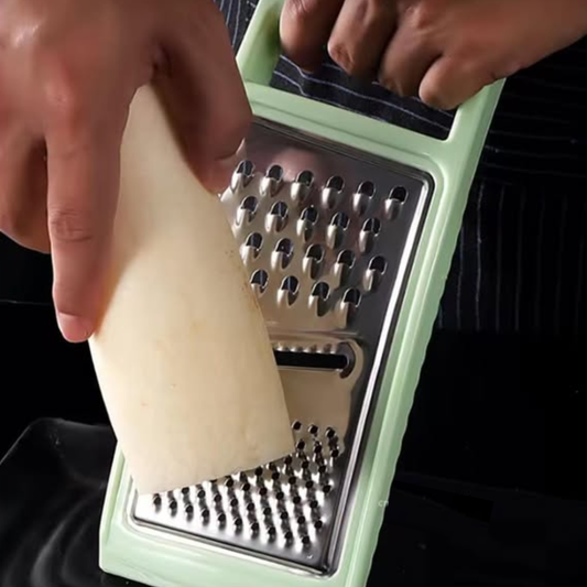 Green Multifunctional Stainless Steel Grater and Peeler