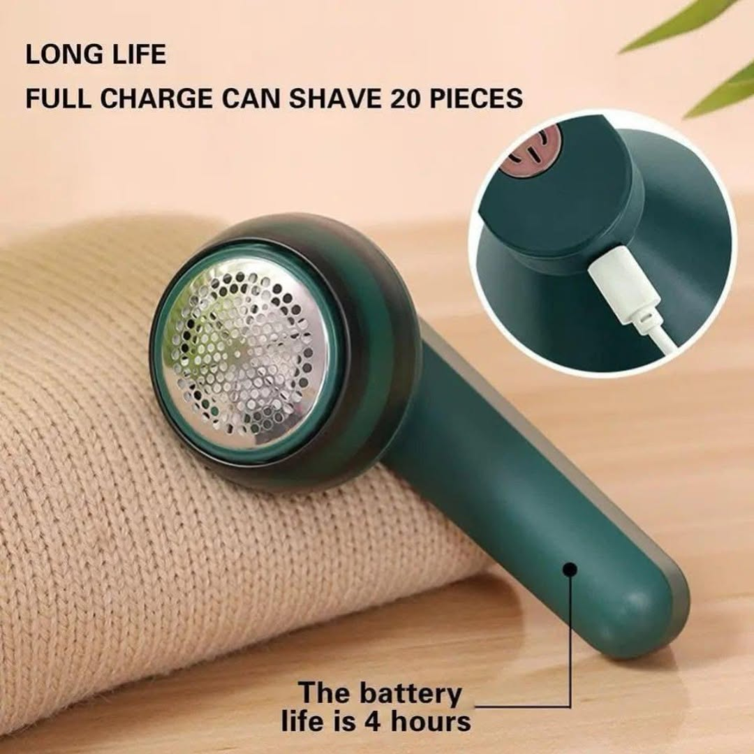 Green Rechargeable Electric Lint Remover