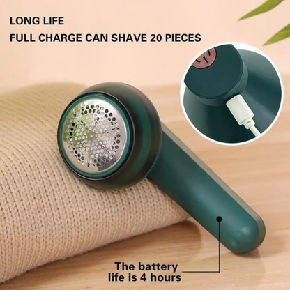 Green Rechargeable Electric Lint Remover