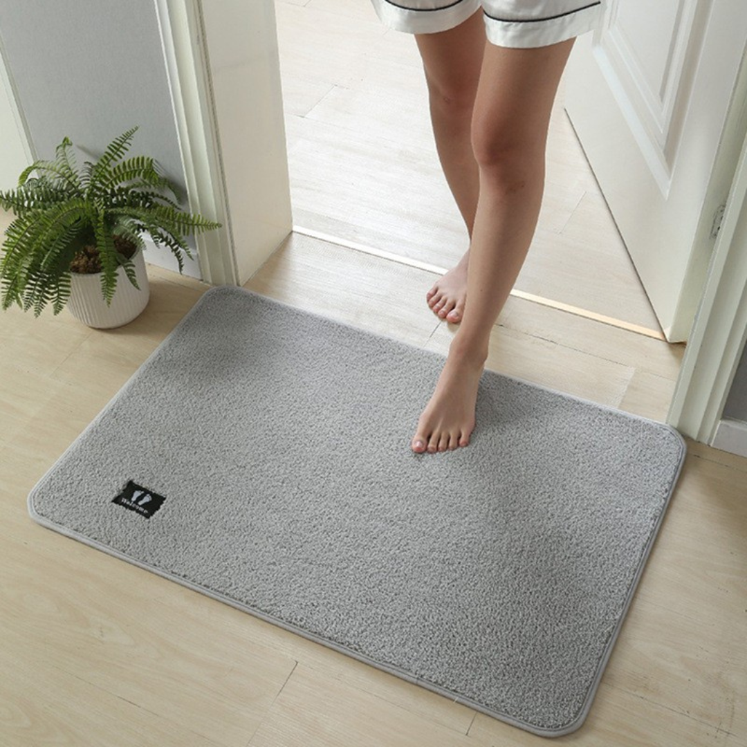 Grey Non-slip thickened floor mat