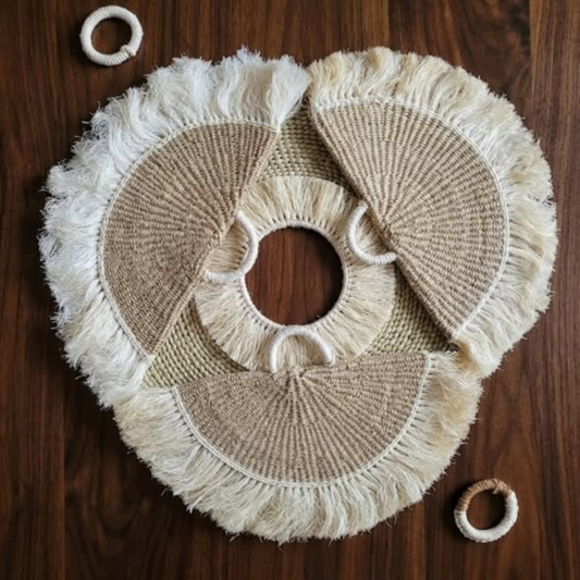 Half-Moon Raffia Placemats