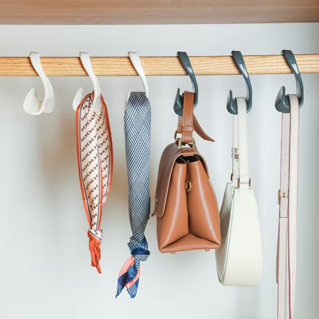 Handbag organiser hooks