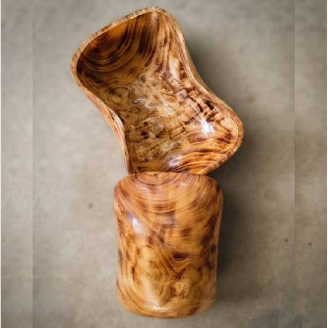 Handcrafted Wooden Fruit Bowl