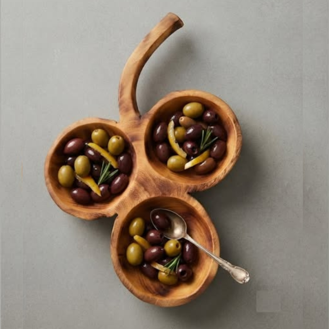 Handcrafted Wooden Serving Platters / Snack Dish
