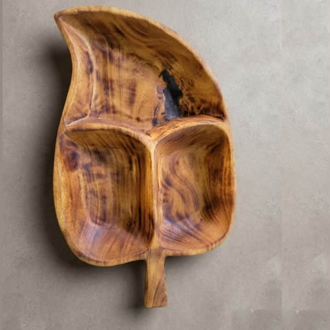Handcrafted Wooden Serving Platters / Snack Dish