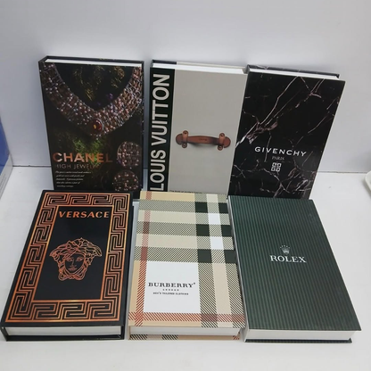 Hard gloss opening deco books