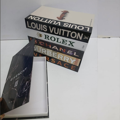Hard gloss opening deco books