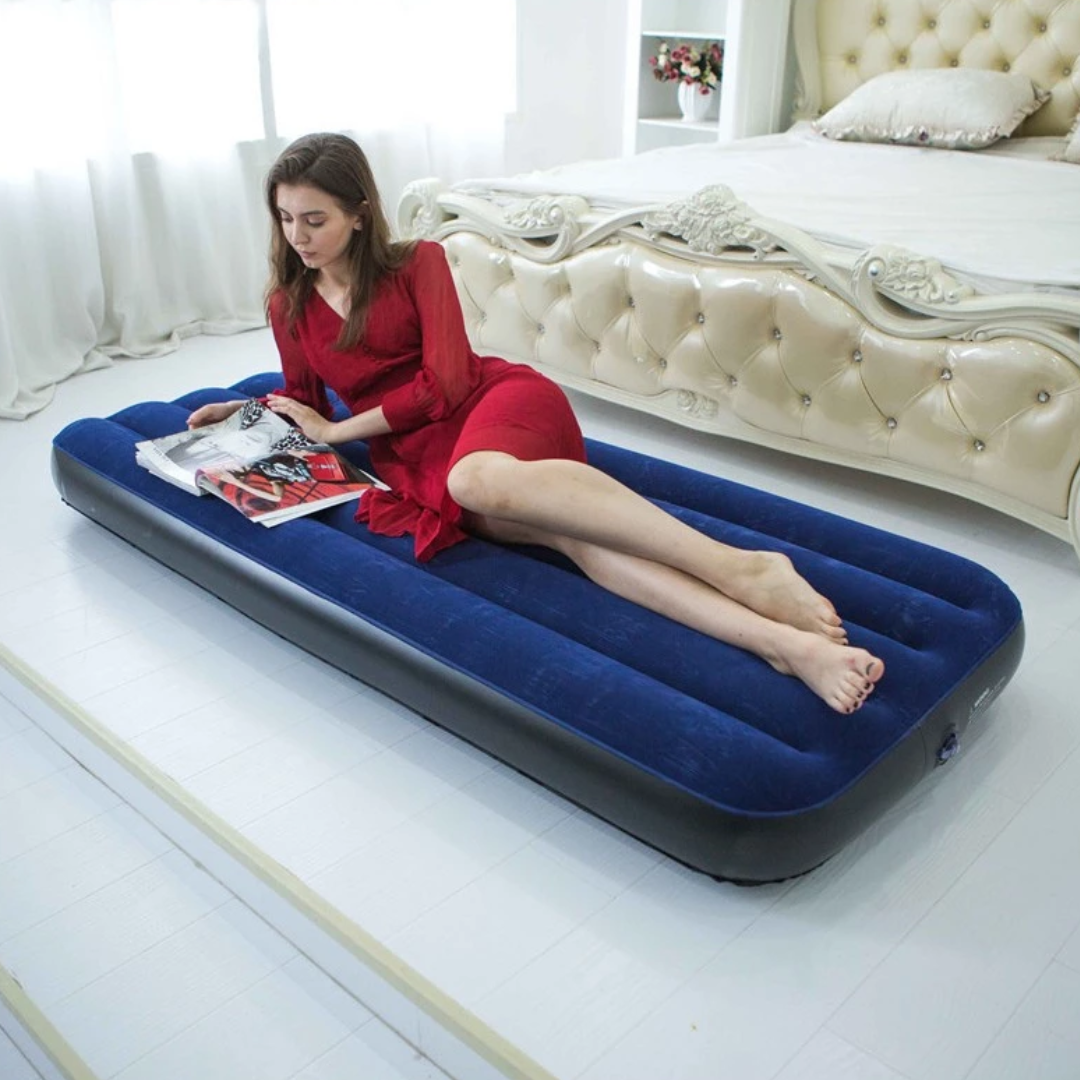 Heavy-duty inflatable Intex air mattress