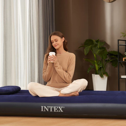 Heavy-duty inflatable Intex air mattress
