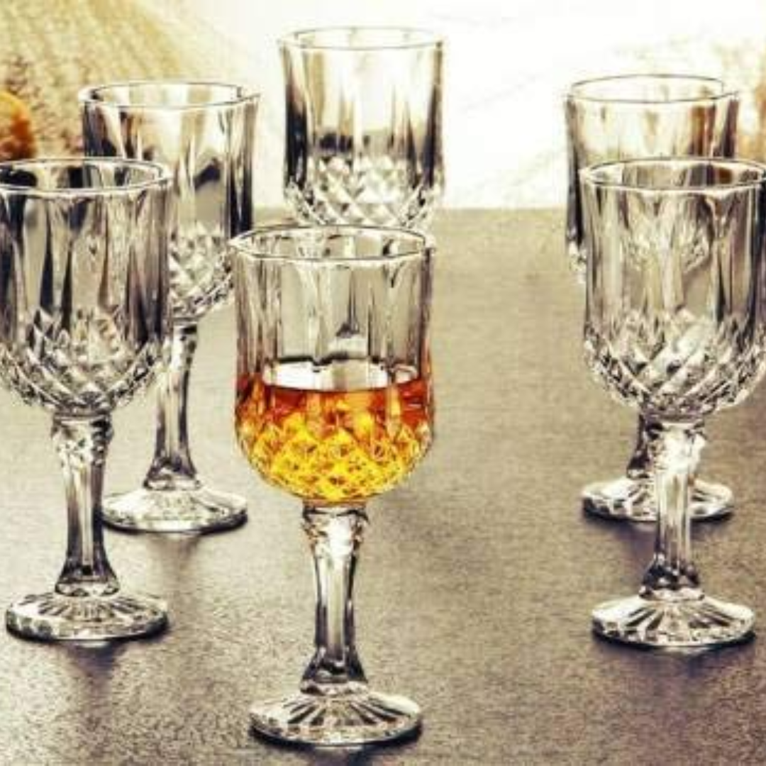 Heavy Duty Crystal Wine Glass