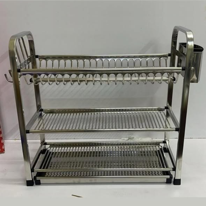 Heavy Duty Kitchen 3-Tier Aluminum Dish Rack