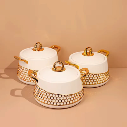 Insulated Round Hotpots Set