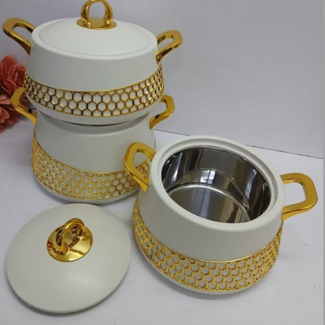 Insulated Round Hotpots Set