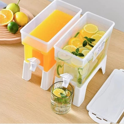 Juice Dispenser with White Lid