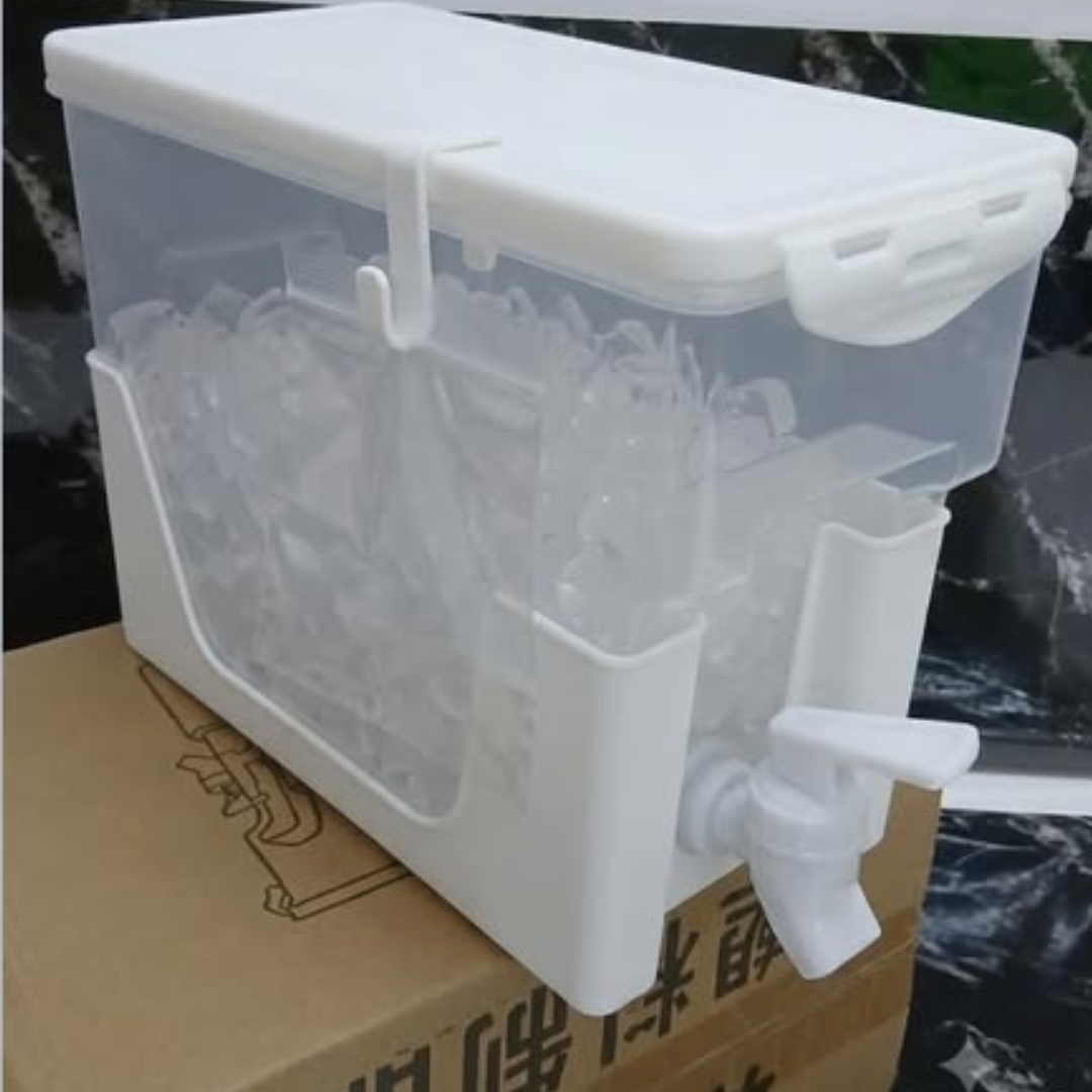 Juice Dispenser with White Lid