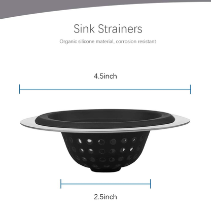 Kitchen sink drainer basket and strainer
