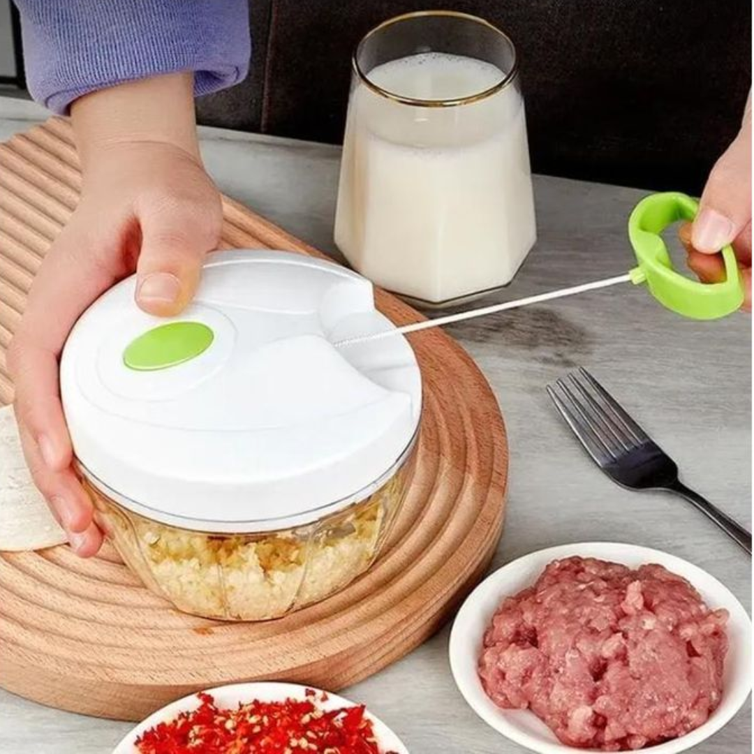 Manual Mini Shredder and Spin Cutter
