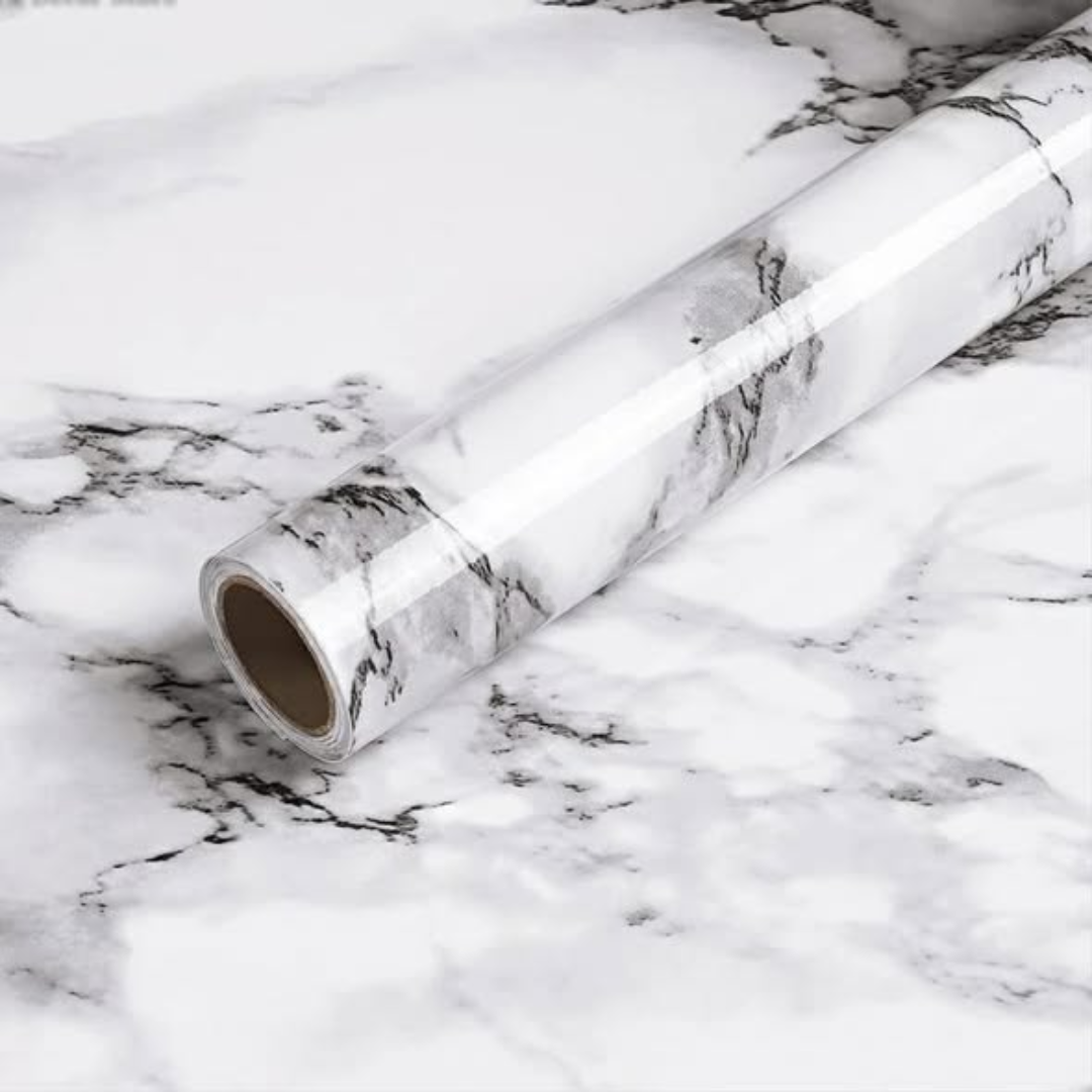 Marble White - Marble Contact Paper (60cm width)
