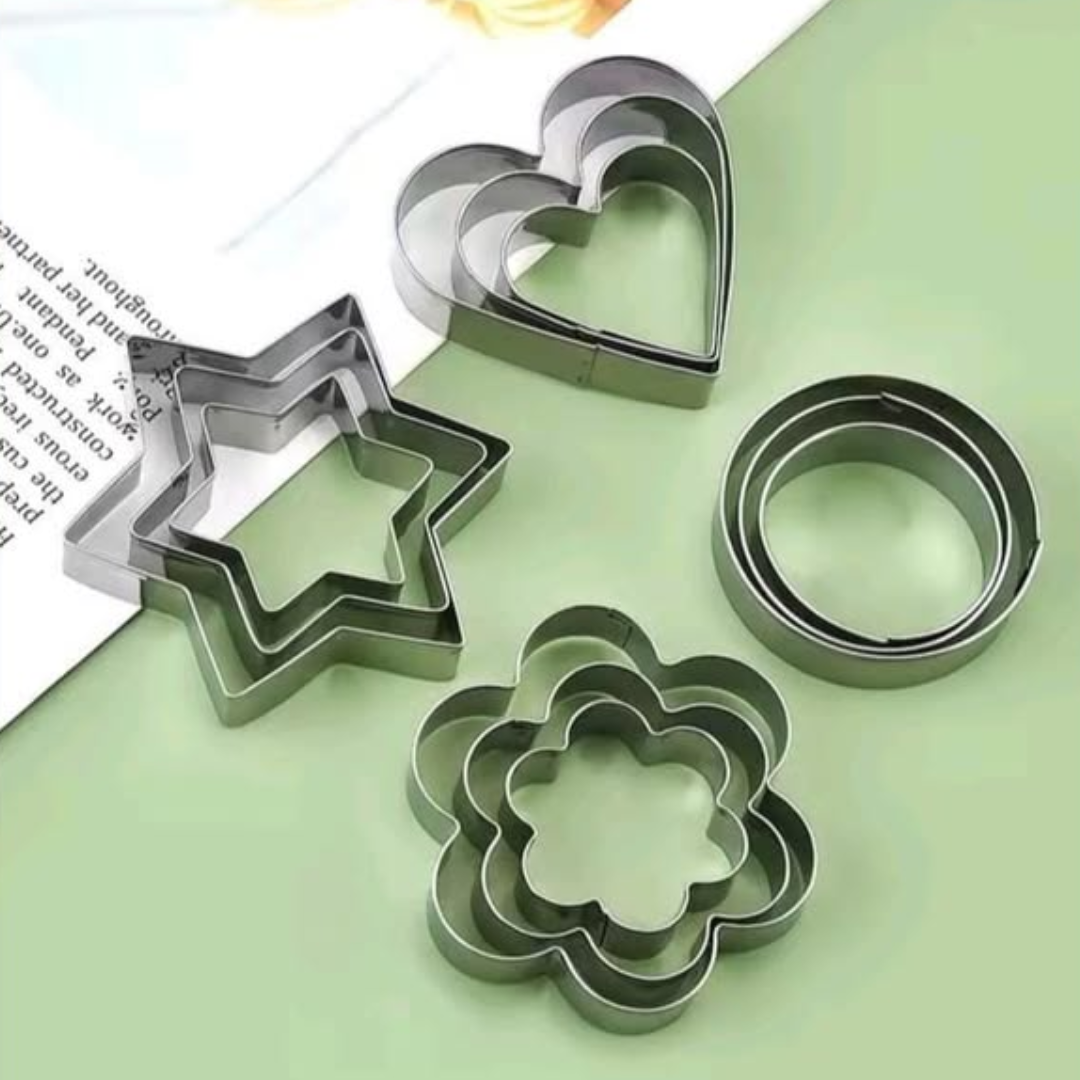 Metallic Cookie Cutters / Shapers